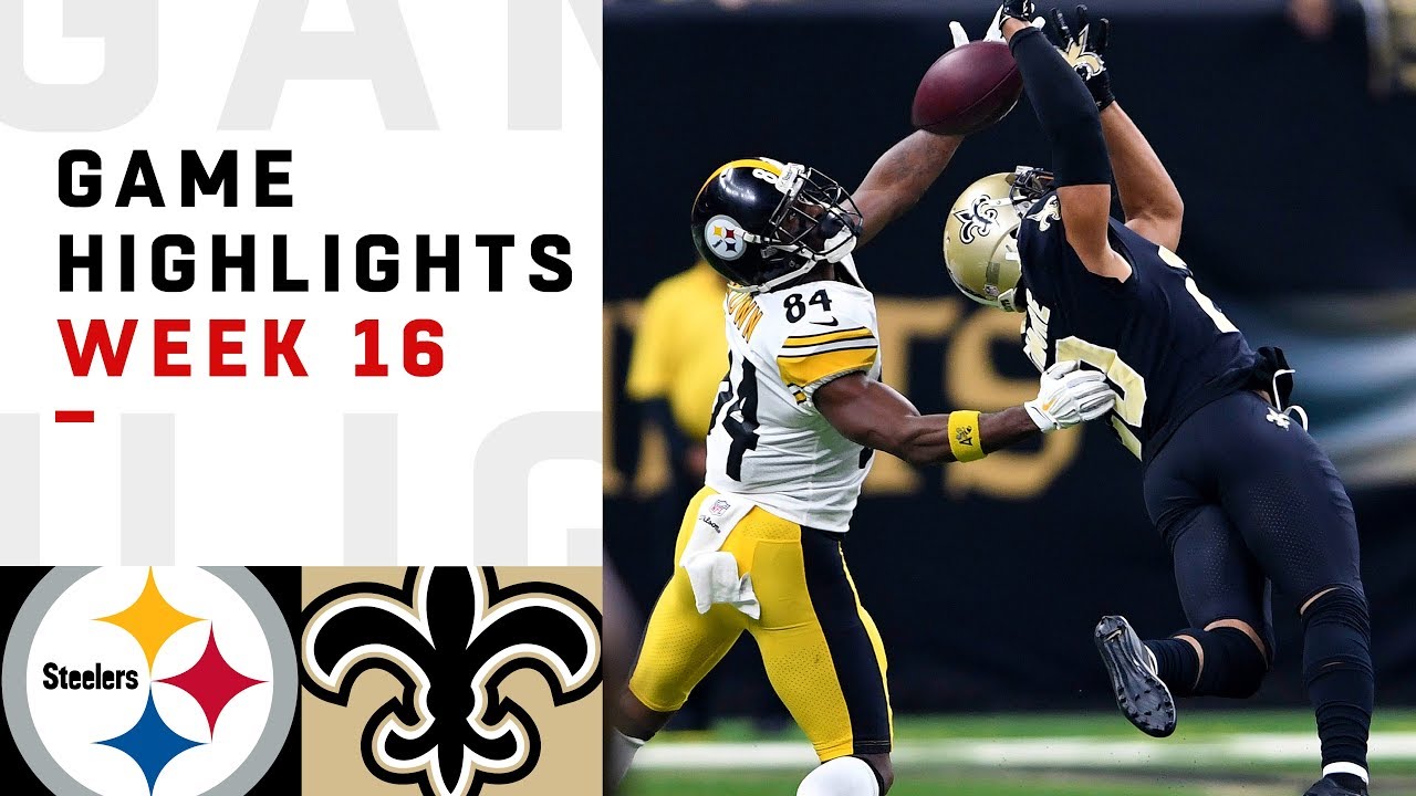 Steelers Vs. Saints Week 16 Highlights | NFL 2018 » NFL Super Bowl Betting Steelers Vs. Saints Week 16 Highlights | NFL 2018 » NFL Super Bowl Betting