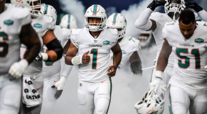 Dolphins Open as 3.5-Point Underdogs vs Rams in Tua's First Start