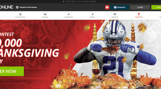 BetOnline Thanksgiving Parlay Contest