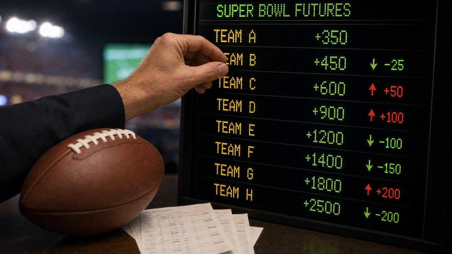 How Sportsbooks Set Super Bowl Futures Prices and Where the Edge Hides
