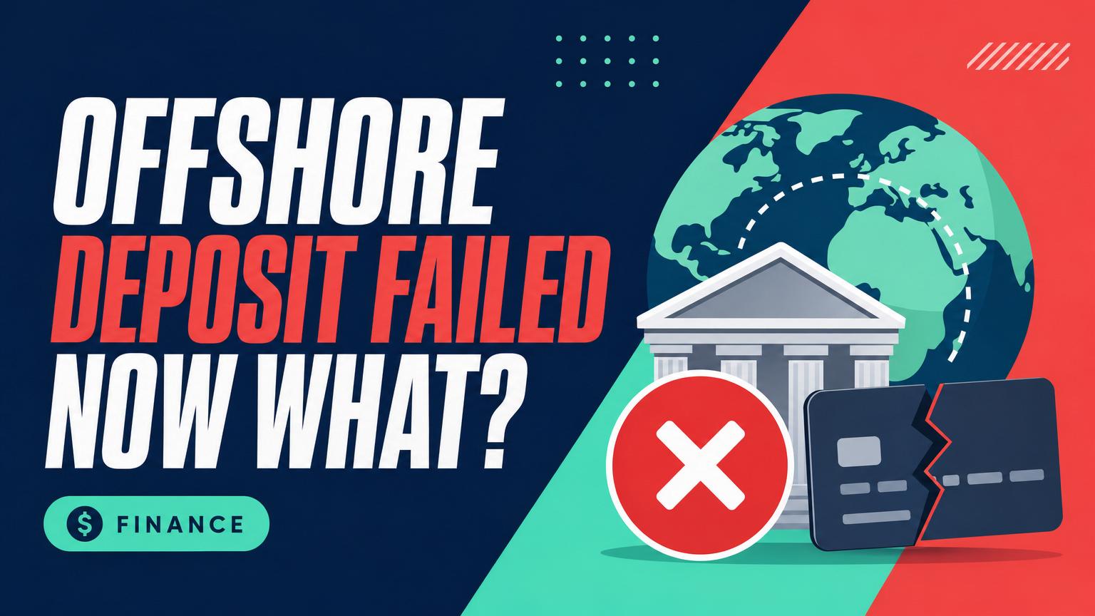 What to Do When an Offshore Deposit Fails Before Kickoff