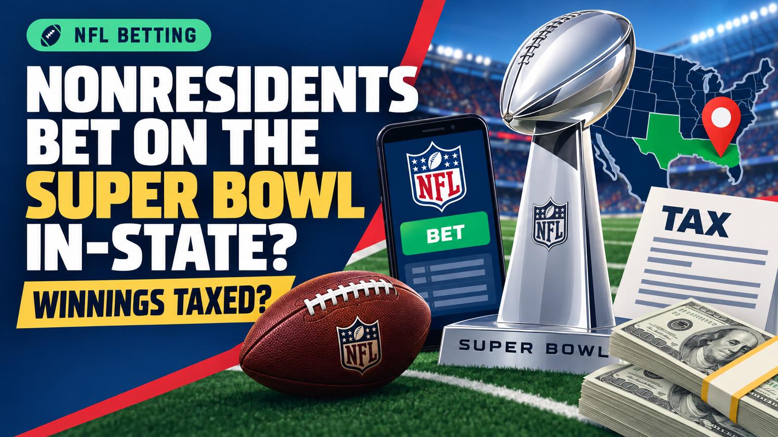 Can Nonresidents Bet on the Super Bowl In-State, and How Are Winnings Taxed?