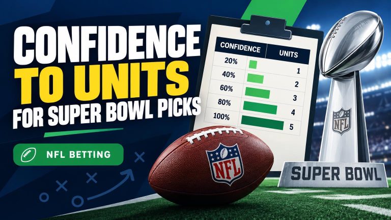How to Use a Confidence-to-Units Chart for Single-Event Super Bowl Picks