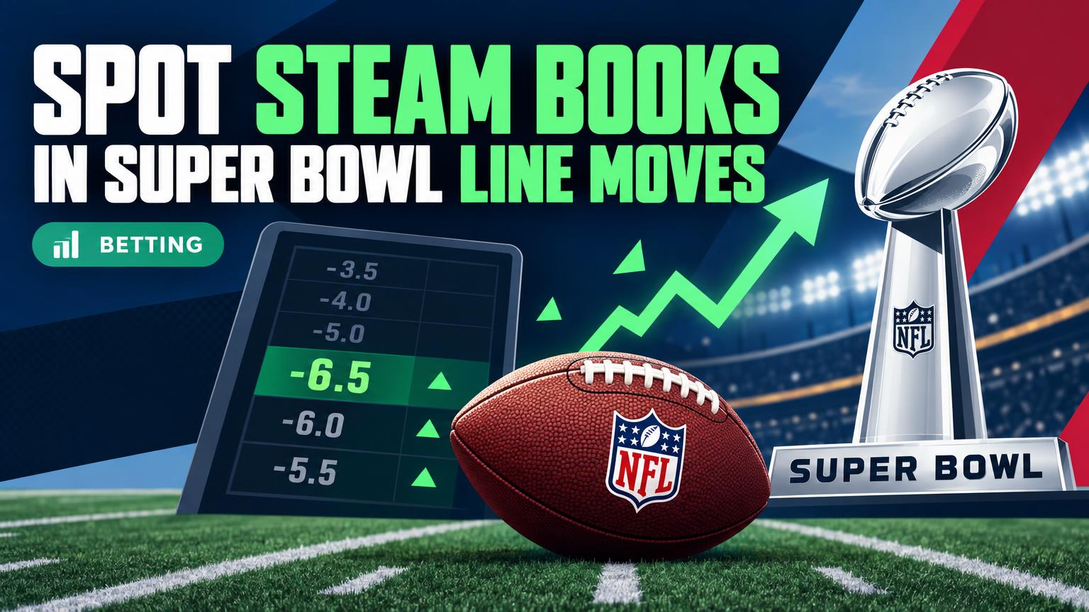 How to Spot Steam Books When Tracking Super Bowl Line Moves